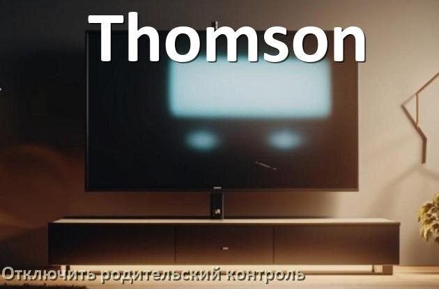
Как на телевизоре Thomson отключить родительский контроль