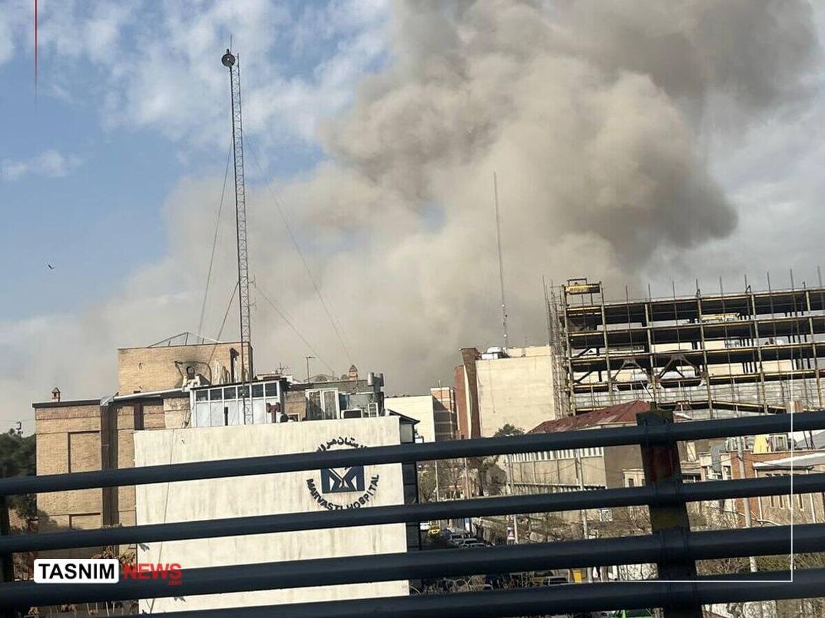    Дым на месте израильского удара по Тегерану | © Фото : Tasnim News Agency