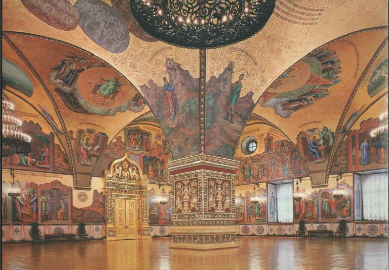 Открытка. Грановитая палата Московского Кремля, 1979 год, Центральный музей связи имени Александра Попова, Санкт-Петербург © Public domain