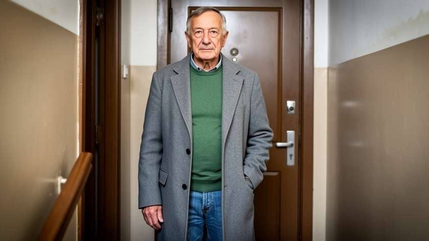 Муж пришёл за вещами, но не ожидал кто ему откроет дверь