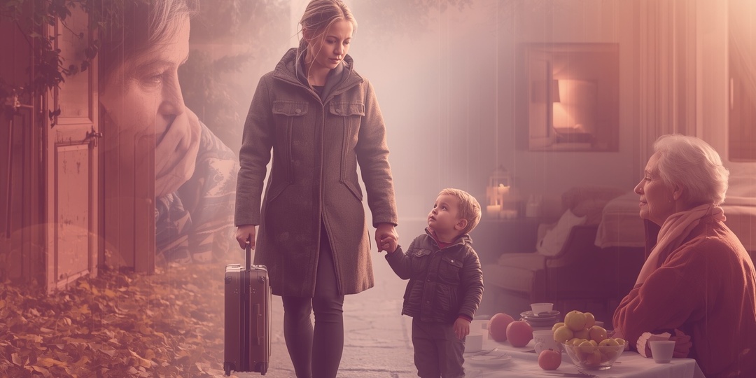 Оставшись на улице, Оля с сыном не знали куда идти, а когда к ним подошла старушка…