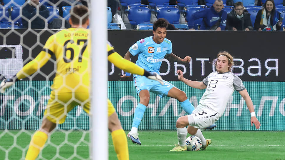 Матч между командами «Зенит» (Санкт-Петербург) — «Балтика» (Калининград).📷Фото: Валентина Певцова / Коммерсантъ