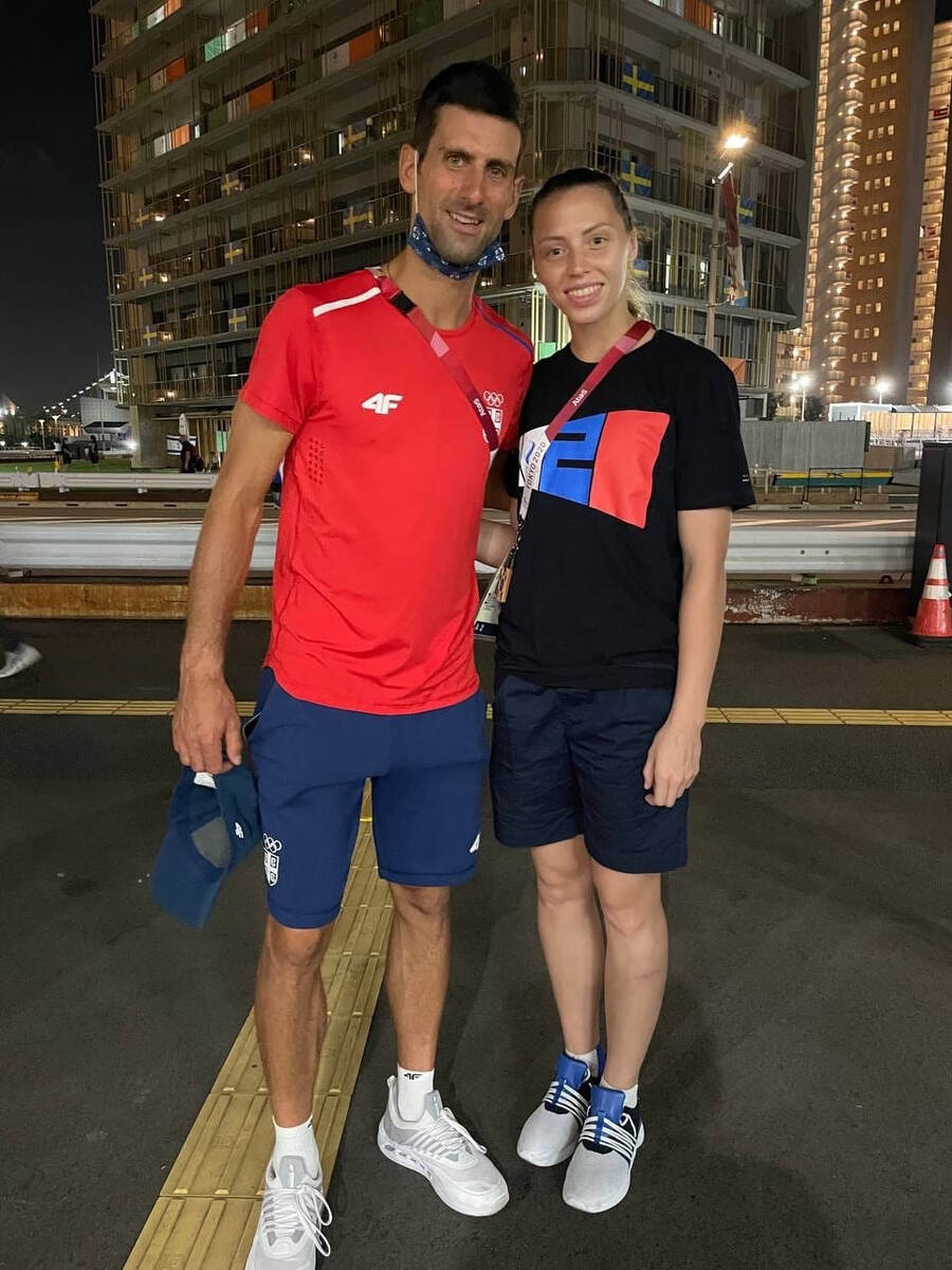    С Новаком Джоковичем