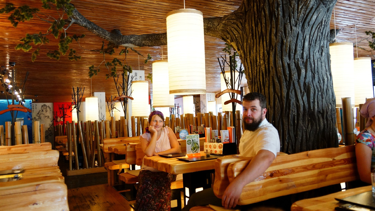 В далёком 2014г, прощальный обед с роднёй перед переездом с Нск