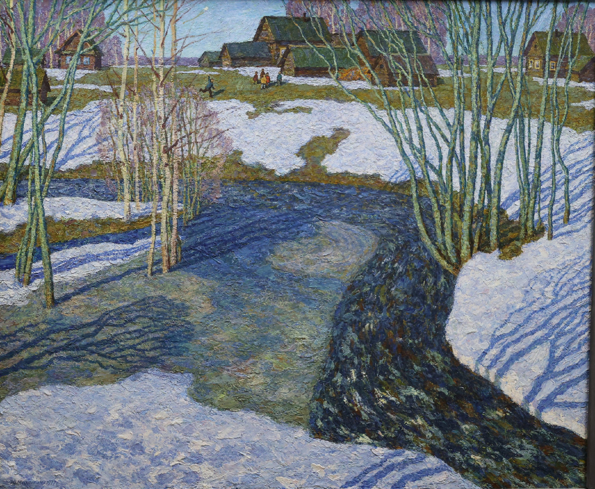 Юрий Махотин. Весенние воды. Музей-заповедник Ф. И. Тютчева "Овстуг". 