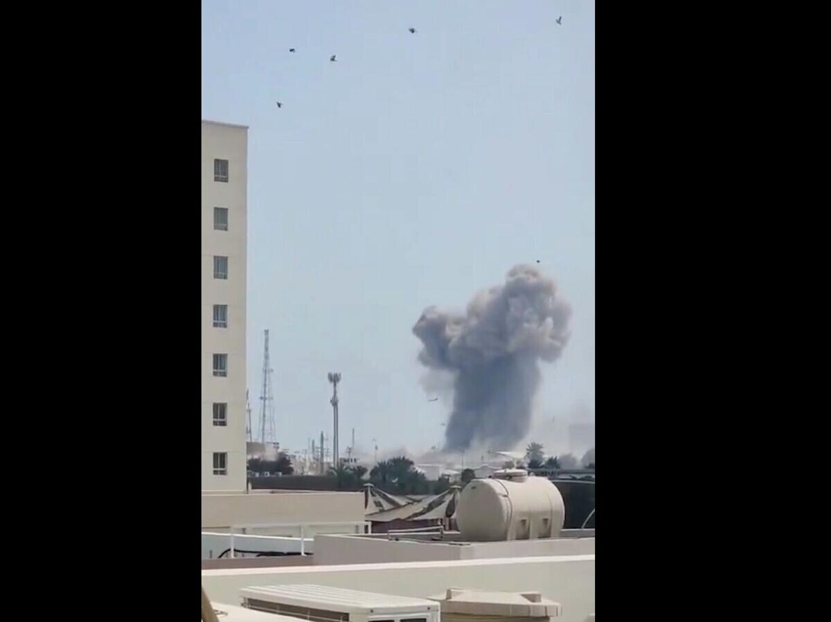    Ракетный обстрел центра обслуживания Пятого флота США в Бахрейне | © соцсети