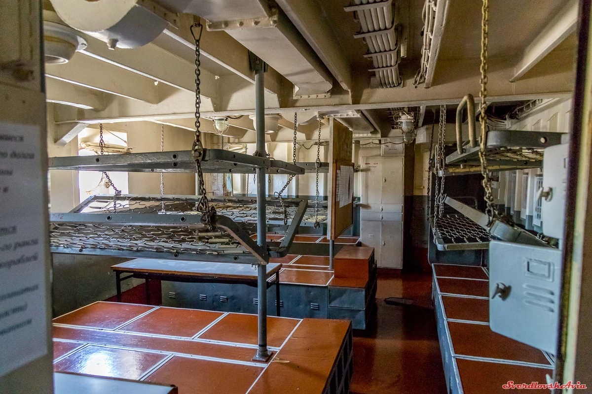 Каюта моряков на Крейсере Михаил Кутузов