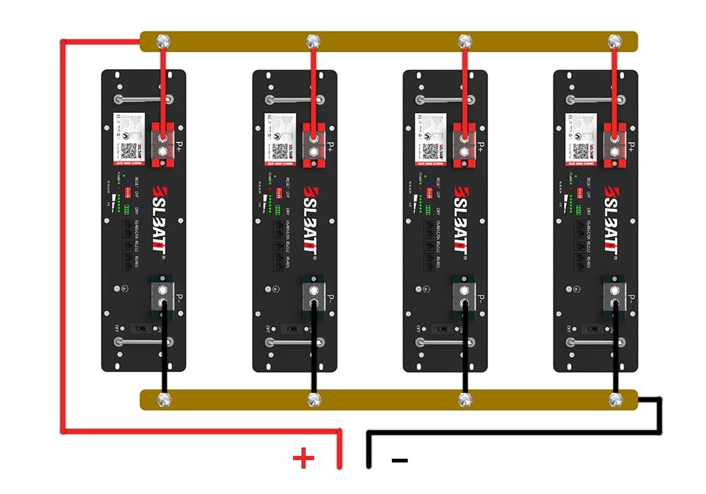 Busbars - сборка батарей на общих шинах