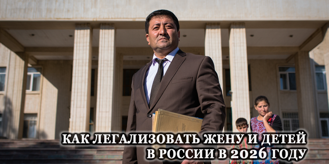 Как легализовать жену и детей в России в 2026 году: документы, сроки, ошибки и реальные риски