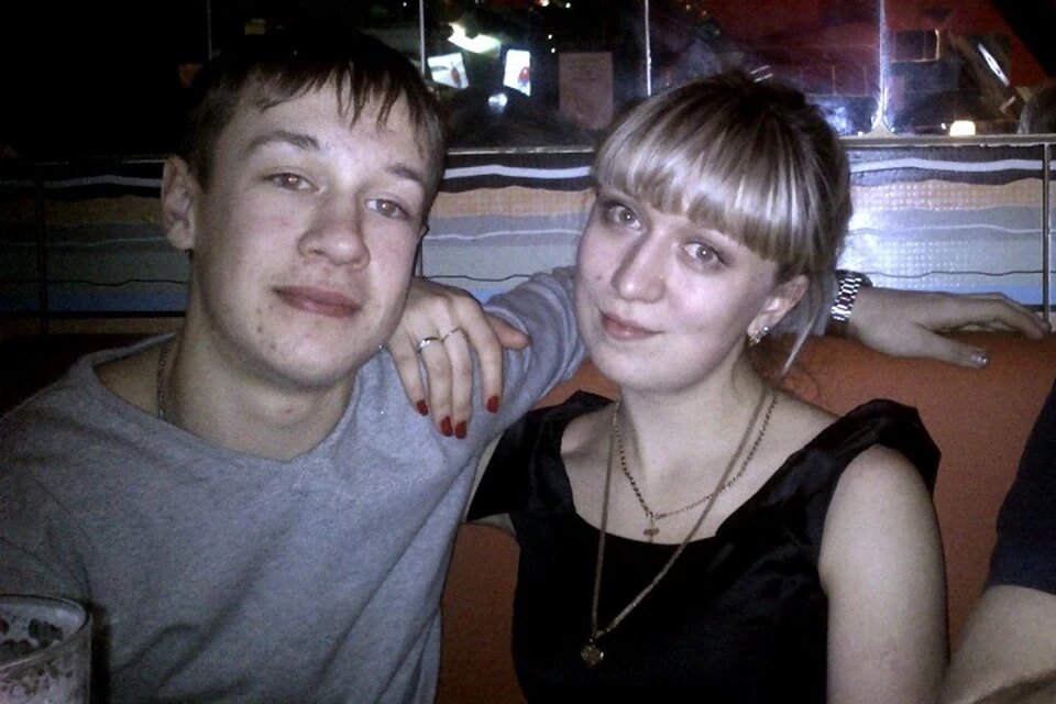 Галина с младшим братом Алексеем