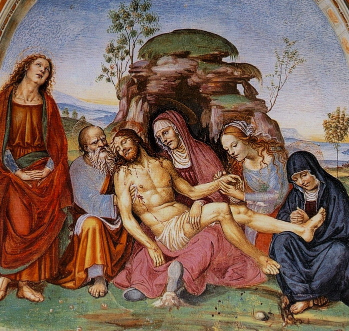 "Пьета" Фреска. 1503-1504 Монастырь Св. Анны в Кампрене, Фото:http://img1.liveinternet.ru/images/attach/