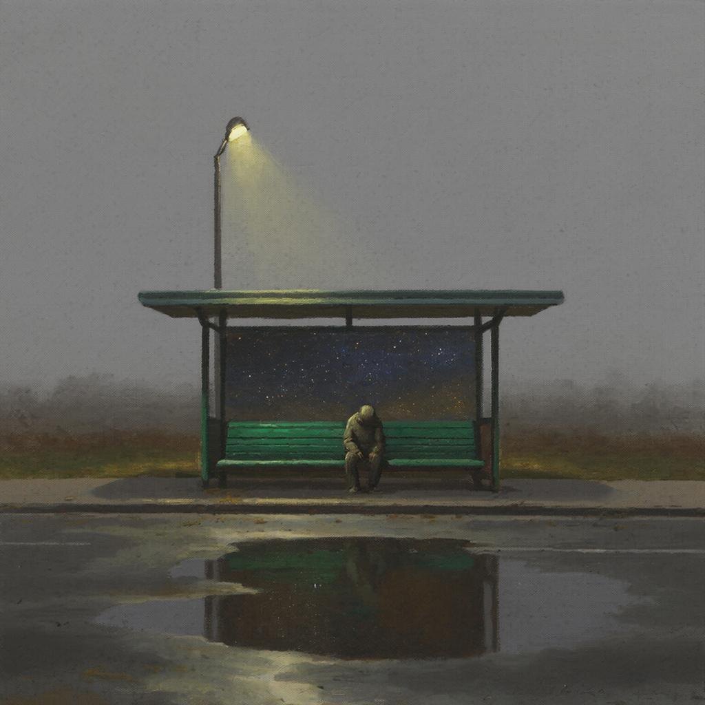 Остановка, где время не бежит, а сгущается, как вечерний туман