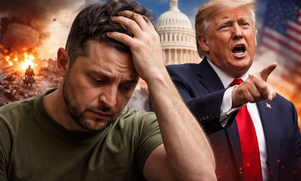    Кто может дать гарантии, что Трамп и его киевский вассал просто не разыгрывают постановку, затягивая переговоры с Россией? (Иллюстрация: "Блокнот").