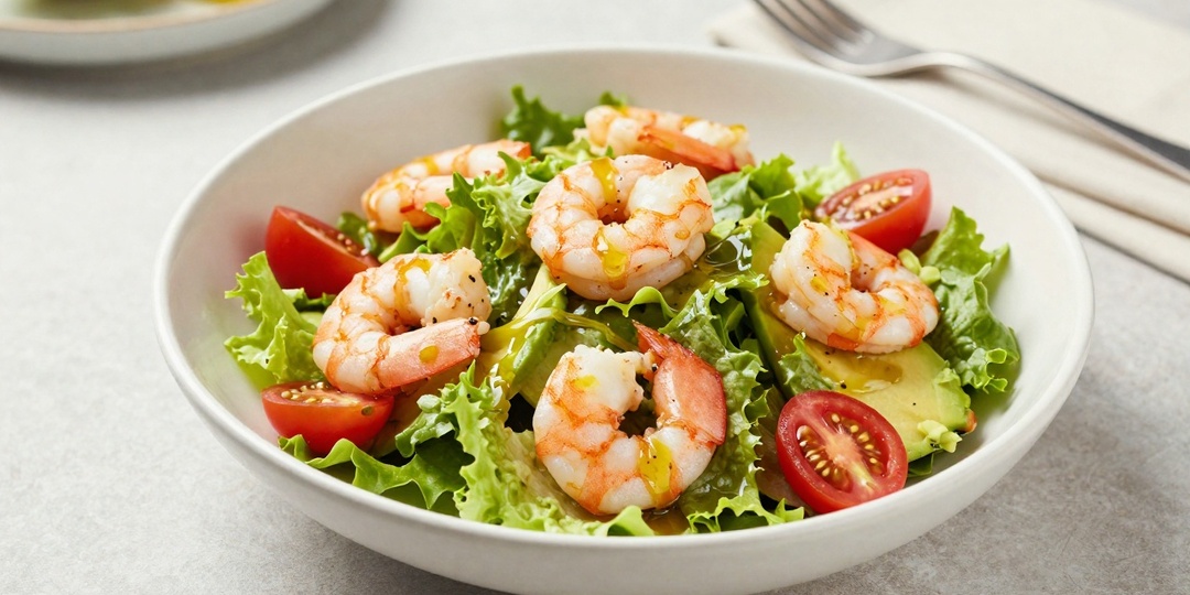Салат с креветками рецепт