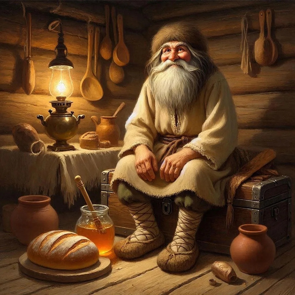 Домовой. Создано с помощью ИИ.