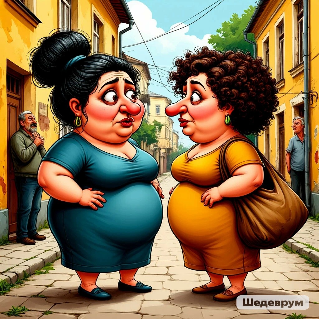 Так видит героев этого рассказа ИИ)