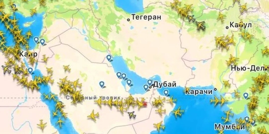 Закрытие неба над Ближним Востоком: Как ситуация влияет на вылеты и возвращение российских туристов