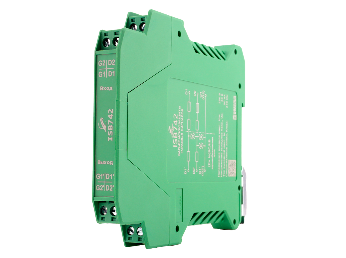 Пример барьера искрозащиты производства «НТК Приборэнерго»
