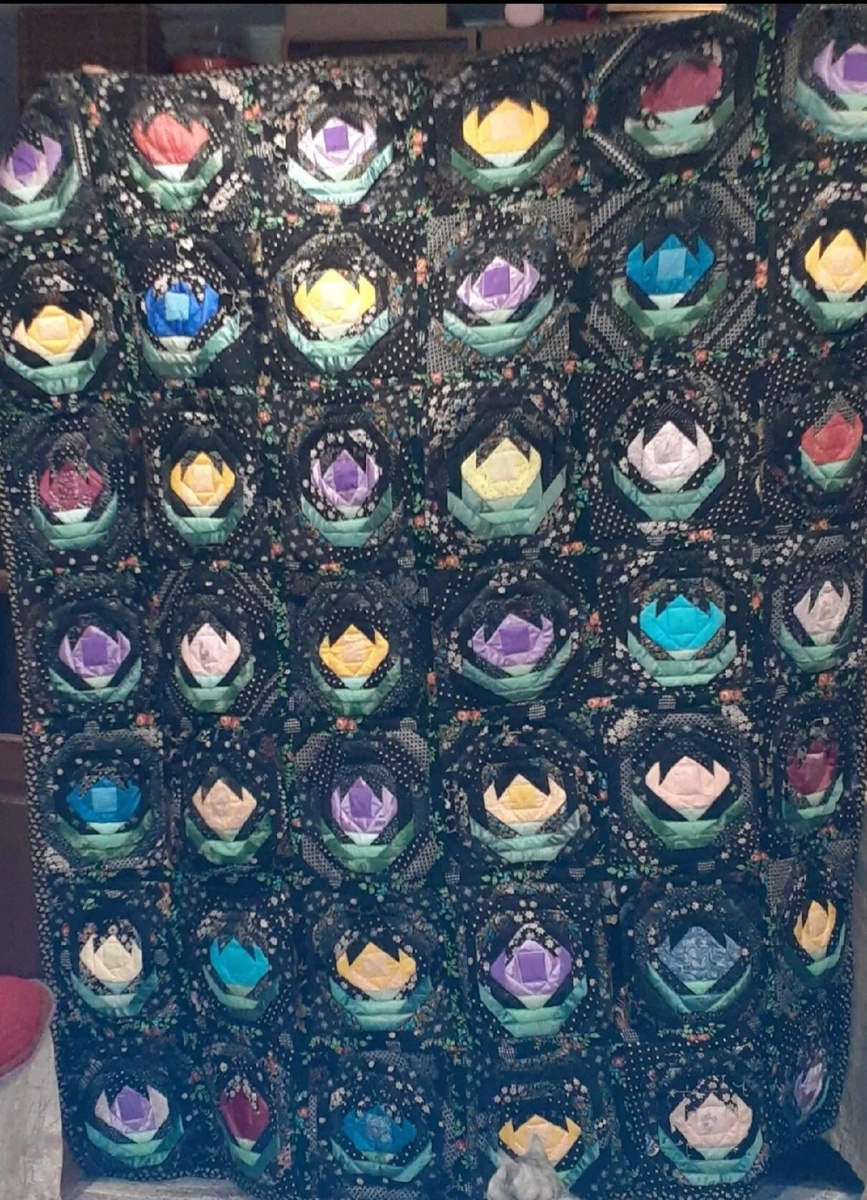 Одеяло из блоков.