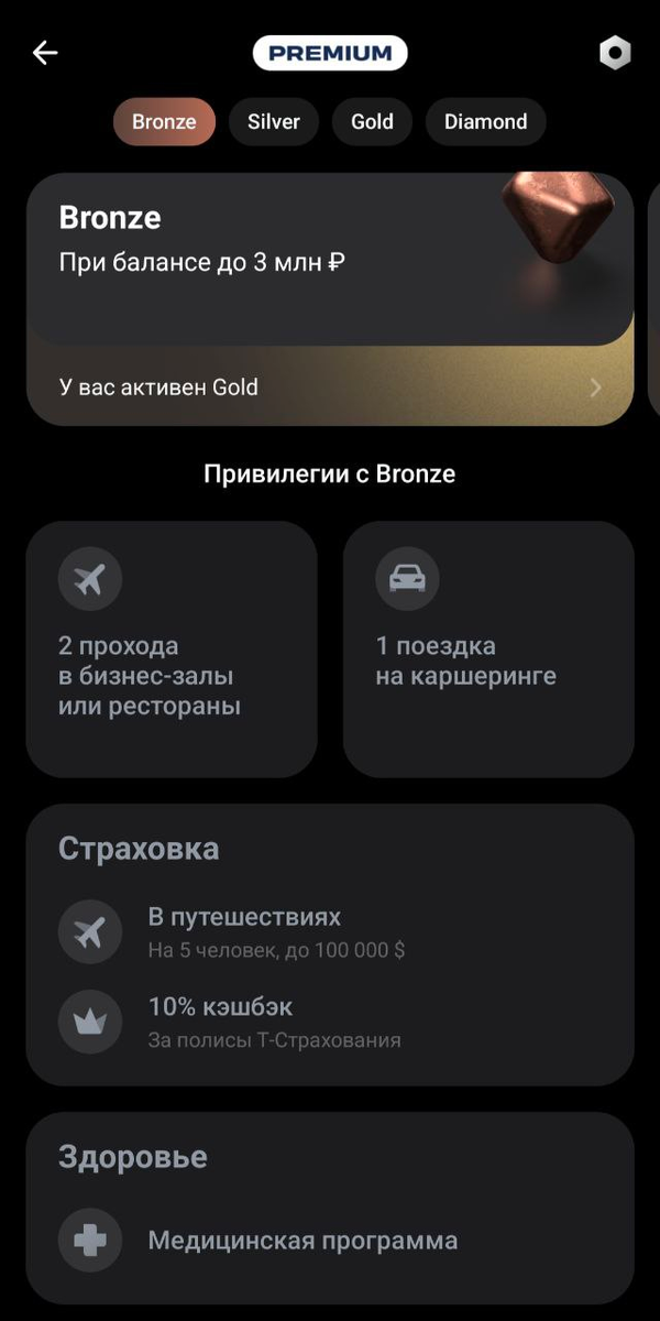 условия привелегий тинька