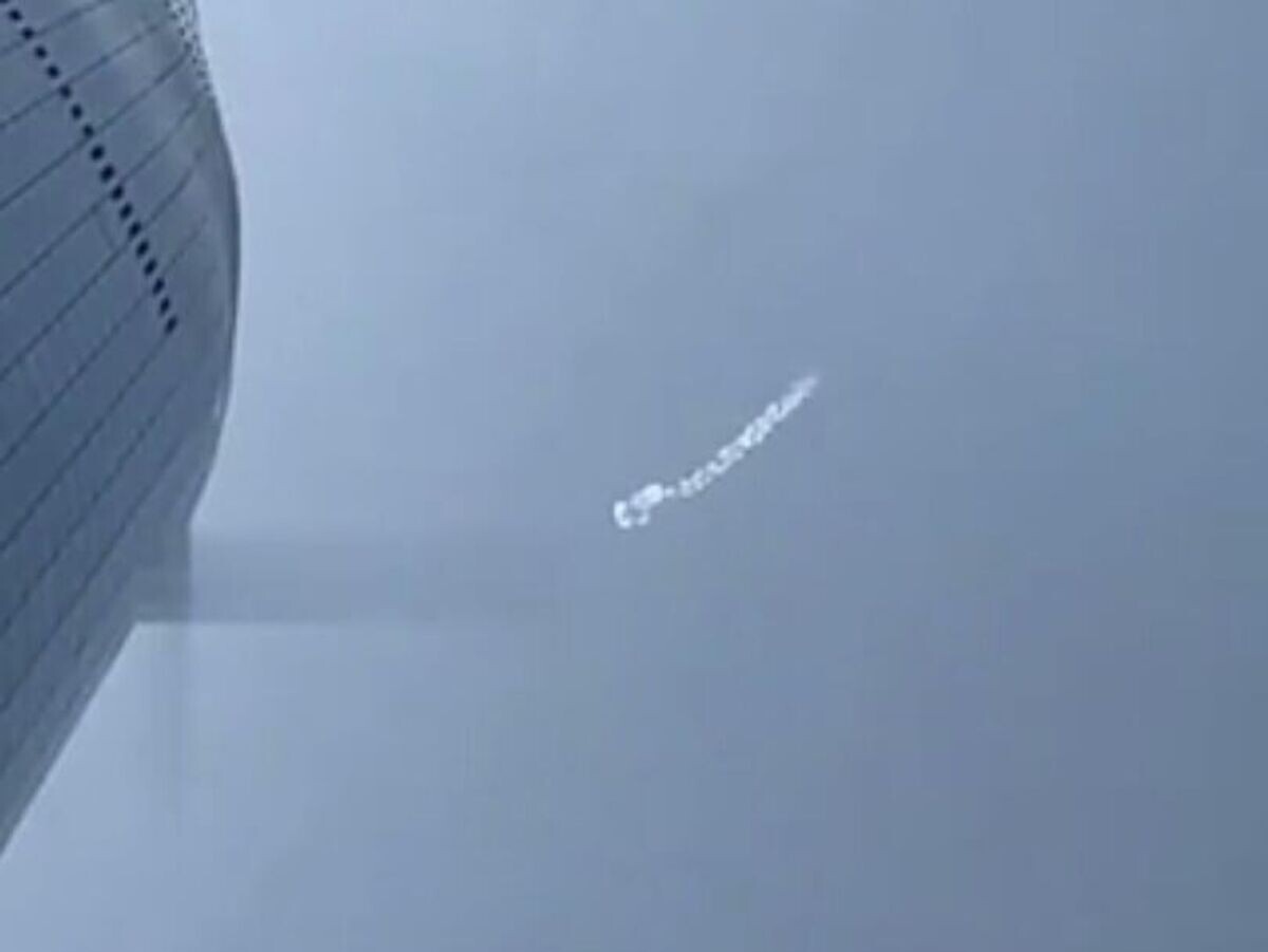    Работа ПВО в Дубае | © Кадр видео из соцсетей