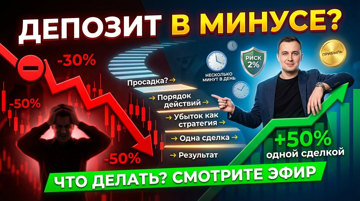 Депозит в минусе? Что делать и как выйти из просадки — разбор с примерами и пошаговым планом