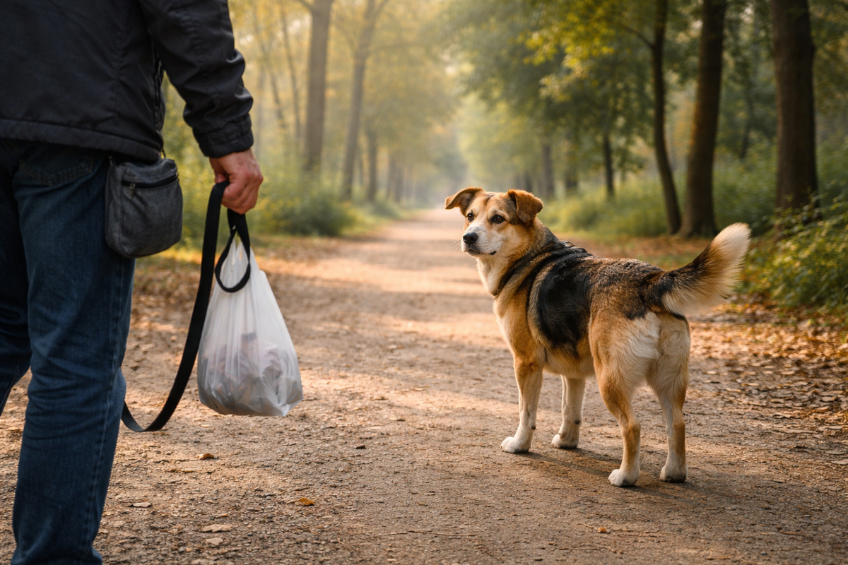 Пауза вместо погони: спокойная поза и тихий зов дают собаке шанс выбрать вас.