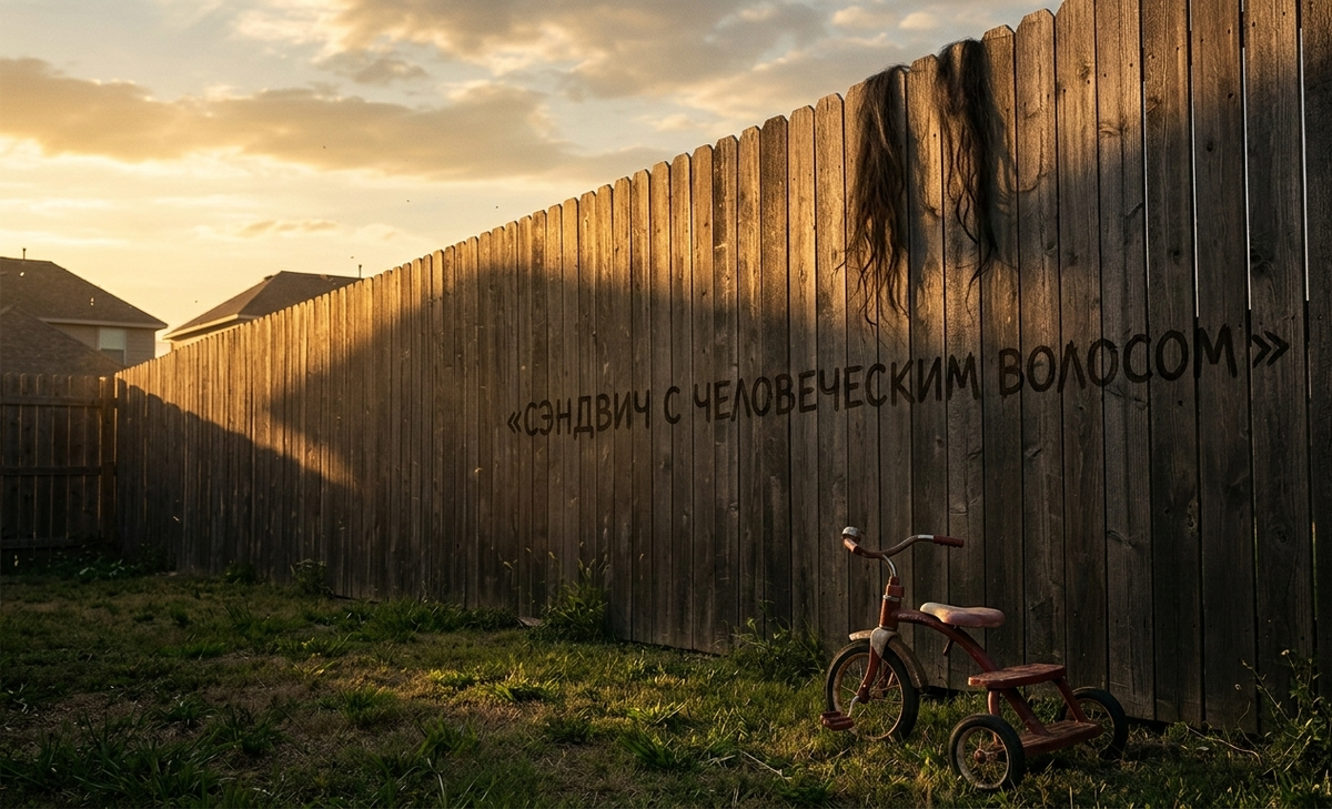 Когда я был маленьким, моя соседка часто подглядывала за мной через забор. А ведь забор был высотой метра три, не меньше.