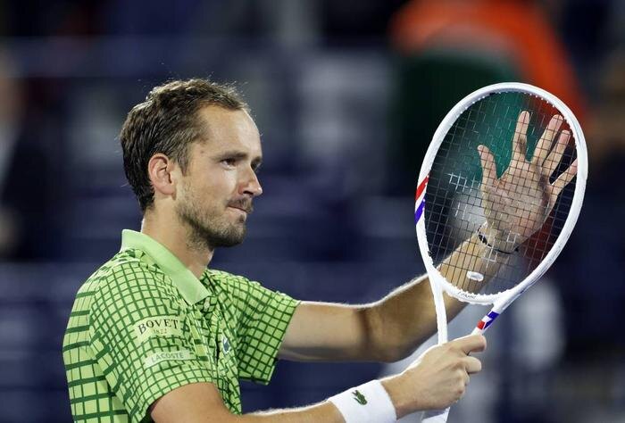 Даниил Медведев. Обложка © ТАСС / EPA / ALI HAIDER