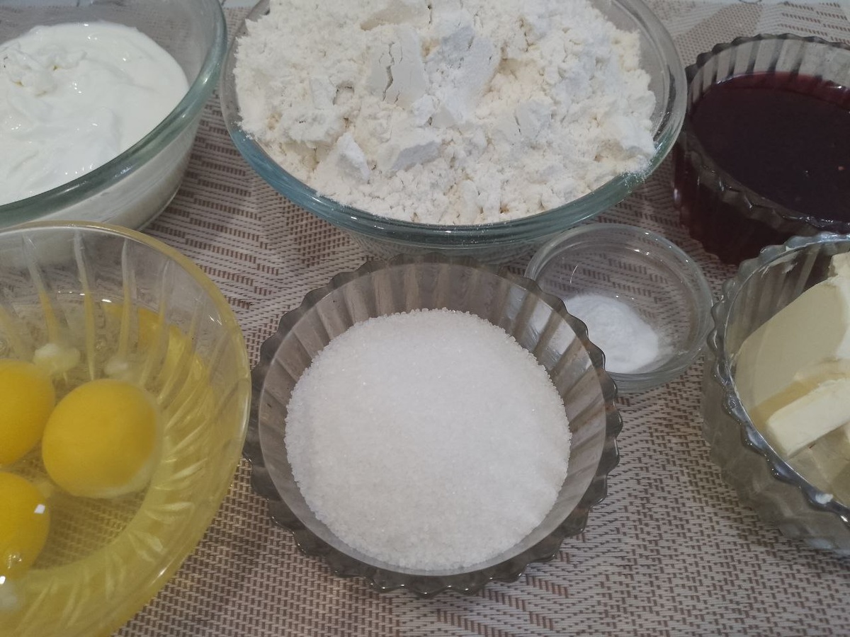 Ингредиенты для приготовления печенья