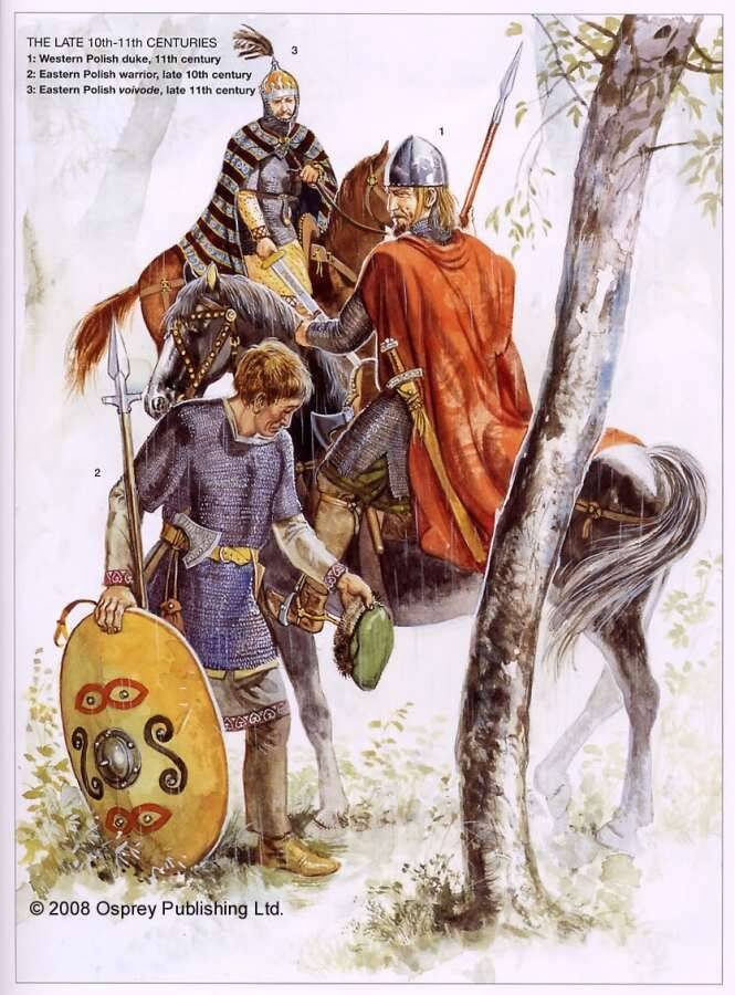 Польские рыцари XI века.