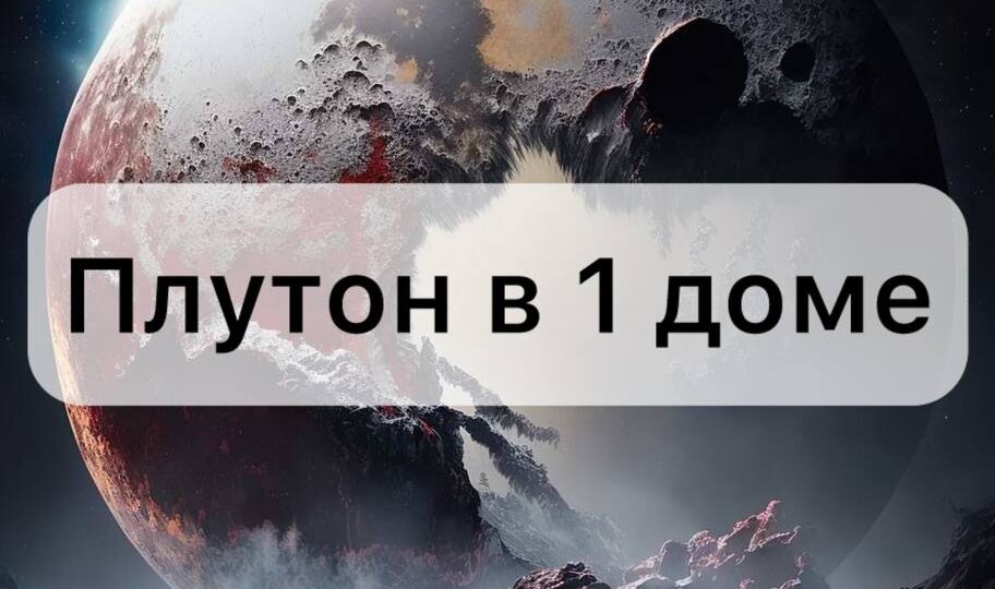 Плутон в 1 доме