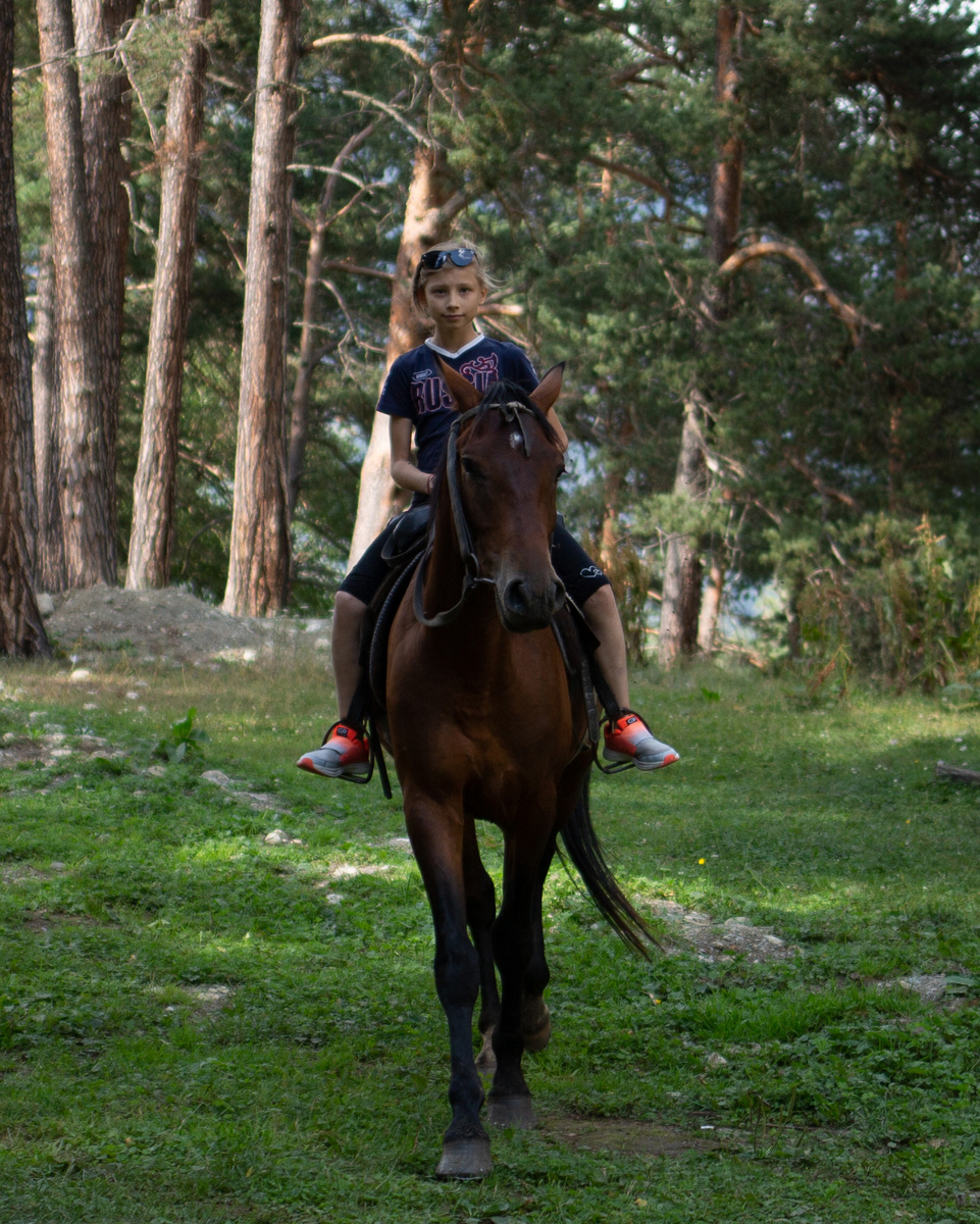 Лиза в Архызе 