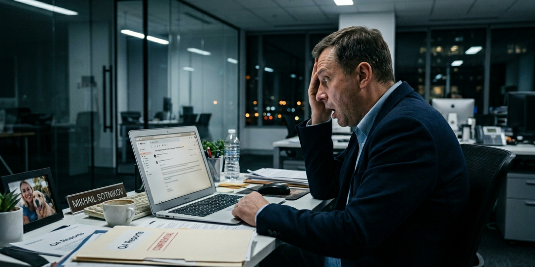 На рабочей почте коллеги я случайно увидел письмо