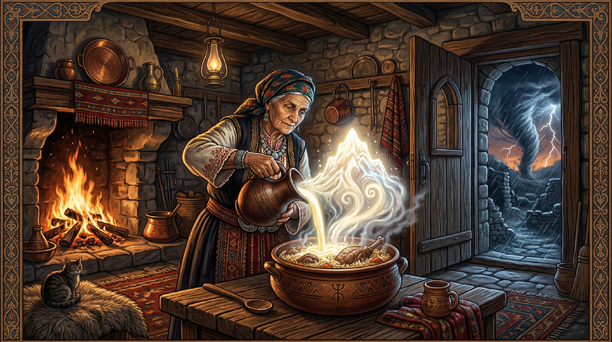 Если «шапка» поднялась ровно — Албания верит: год будет тихим, а дом — полным.