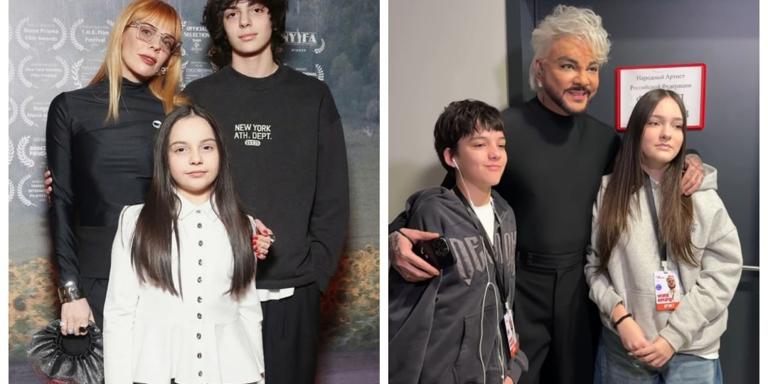 Долгие годы СМИ называли детей Анастасии Стоцкой внебрачными детьми Филиппа Киркорова