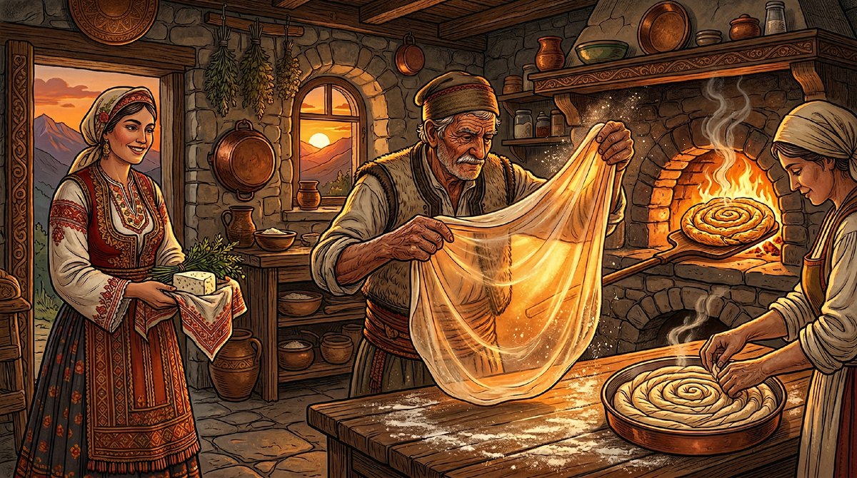 Говорят, бурек хрустит громче всего там, где гостей ждут от души