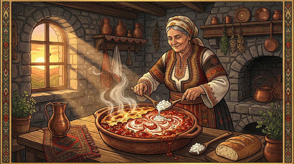Когда фергесе «успокаивается» сыром — в доме начинается вечер для гостей