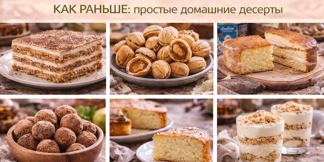 Топ-6 рецептов со сгущёнкой КАК РАНЬШЕ: простые домашние десерты, которые получаются всегда