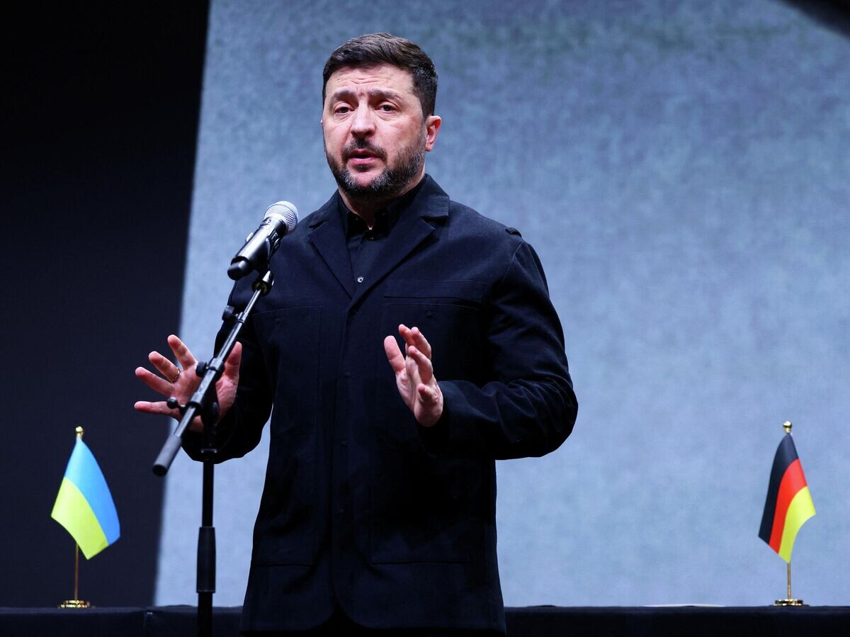    Владимир Зеленский на Мюнхенской конференции по безопасности | © REUTERS / Thilo Schmuelgen
