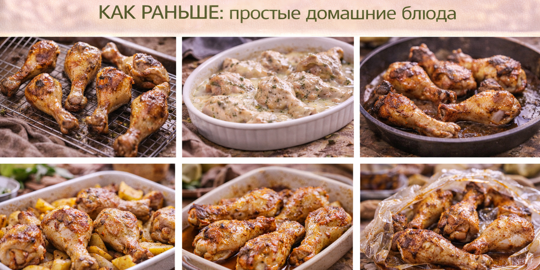 Топ-6 рецептов куриных ножек КАК РАНЬШЕ: простые домашние блюда, которые всегда получаются