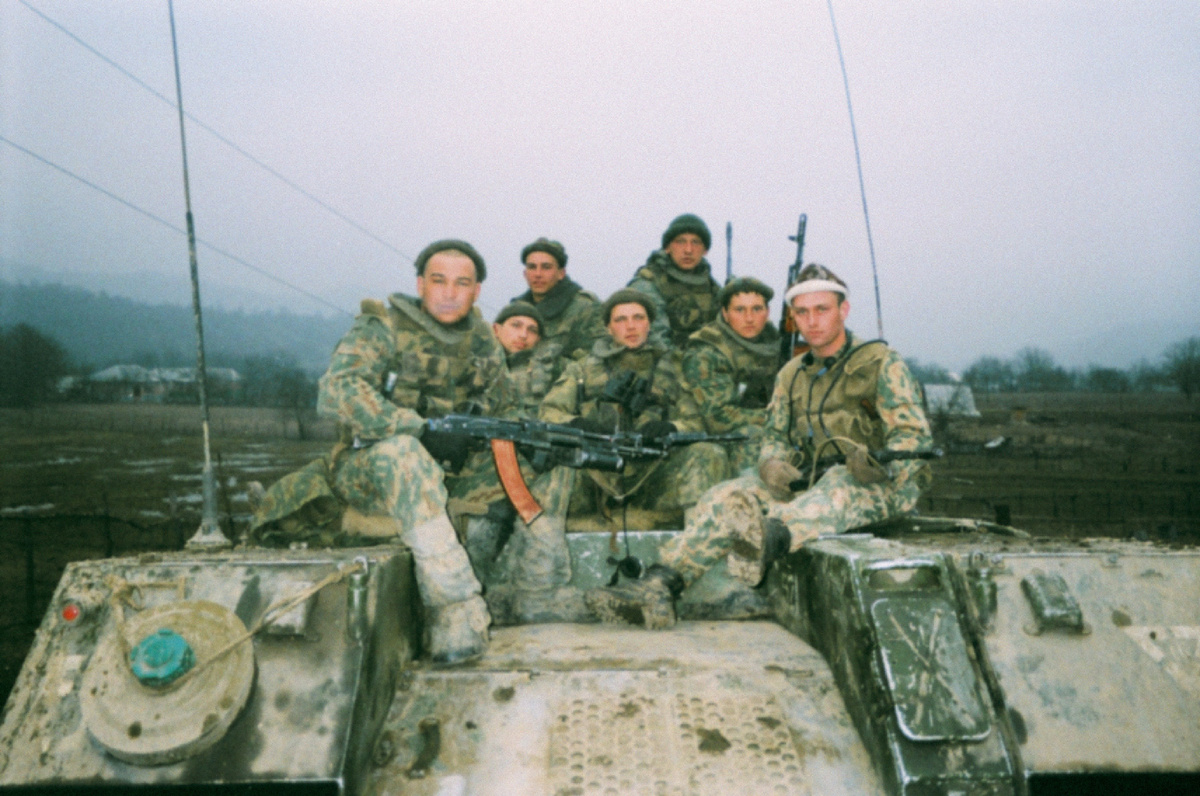 Десантники 104-го полка ВДВ. Февраль 2000 г.