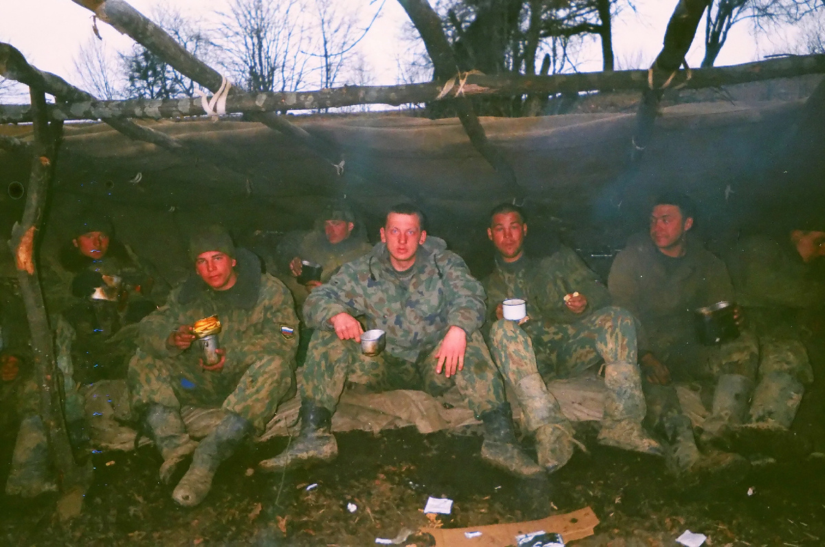 Разведчики 104-го полка ВДВ. Февраль 2000 г.