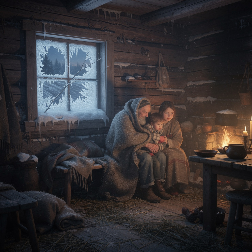 Суровое утро вначале декабря