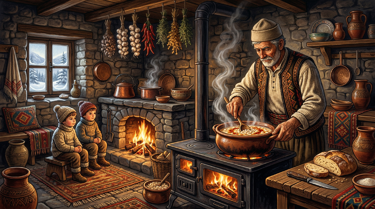 Говорят, фасуле примиряет дом, когда кипит тихо