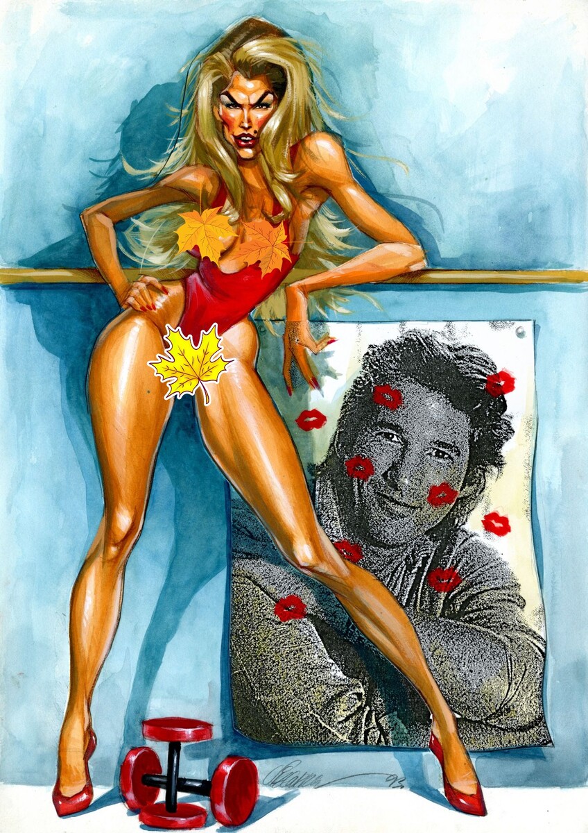 ШАРЖ ОТ ХУДОЖНИКА КАРИКАТУРИСТА ЖОАНА ВИСКАРРА / Joan Vizcarra / Синди Кроуфорд — американская супермодель, актриса и предпринимательница. 20 февраля этой дамочке исполнилось 60!!!