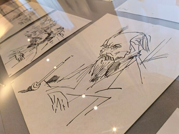     Экспозиция представлена портретами великих гениев русской литературы. Фото: пресс-служба Новгородского музея-заповедника