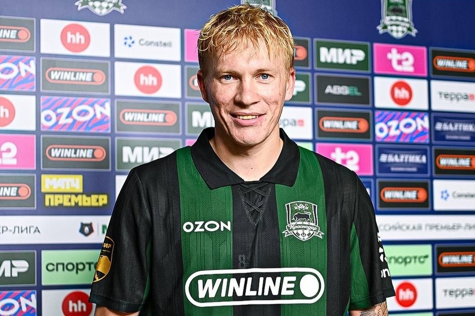    Никита Кривцов отличился после перерыва и принес «быкам» три очка. Фото: ФК "Краснодар"