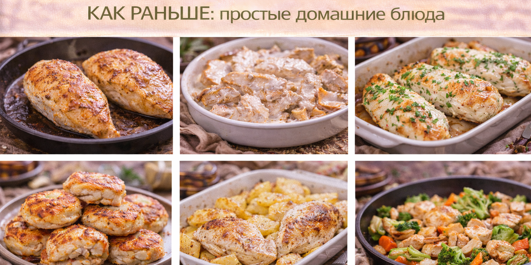 Топ-6 рецептов из куриного филе КАК РАНЬШЕ: простые домашние блюда, которые получаются сочными