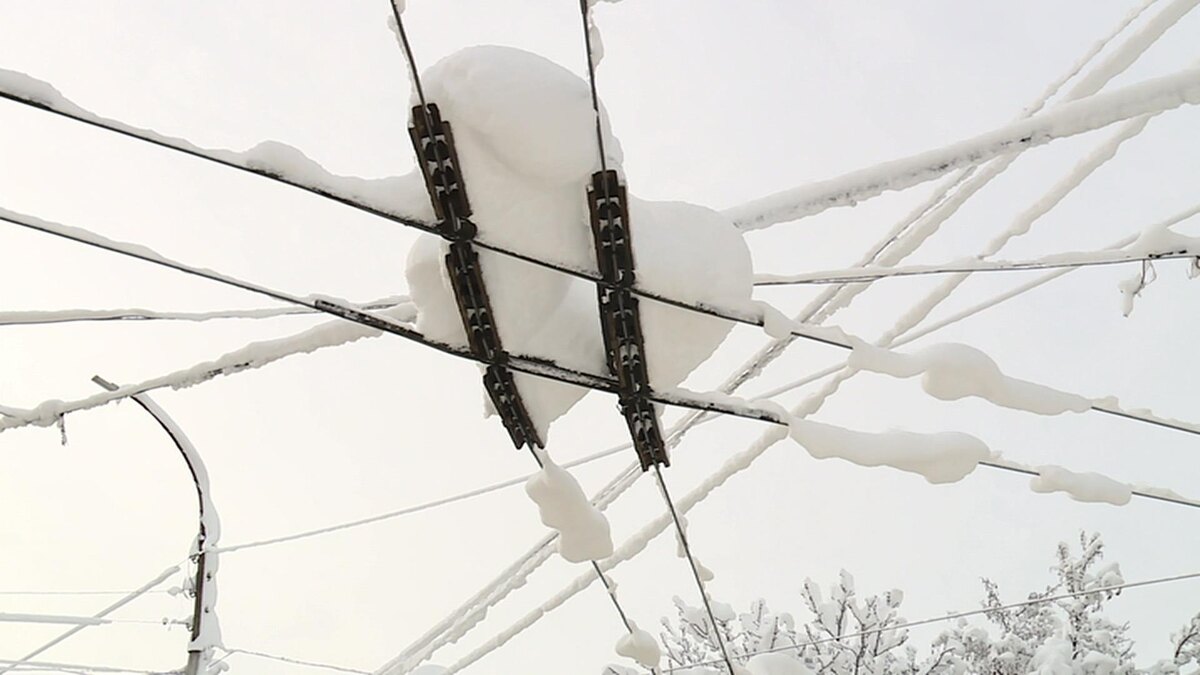    Электричество Россети зима